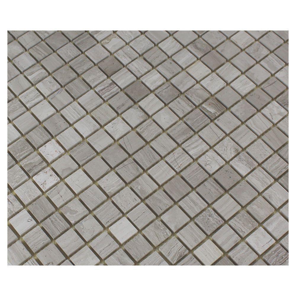 Pastilha De Pedra Natural Legno Grigio 1,5x1,5 Placa 30x30cm - 1314004005 - 2