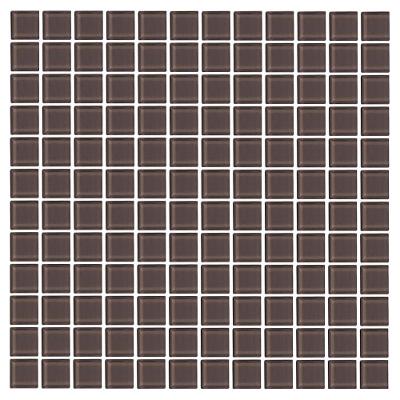 Pastilha De Vidro Crystal Chocolate 2x2 Placa 30x30cm - 1013020656