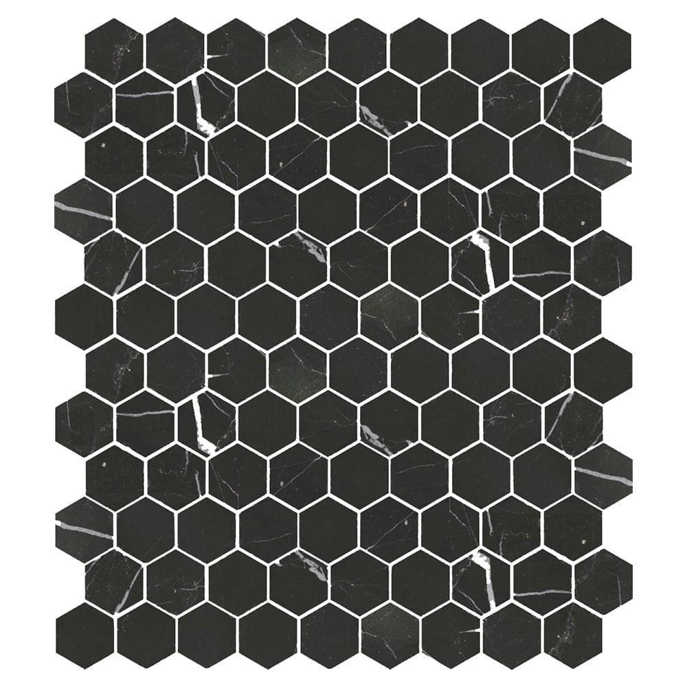 Pastilha De Pedra Natural Favo Black 3x3 Placa 30x30cm Bold - 1314058005 - 1