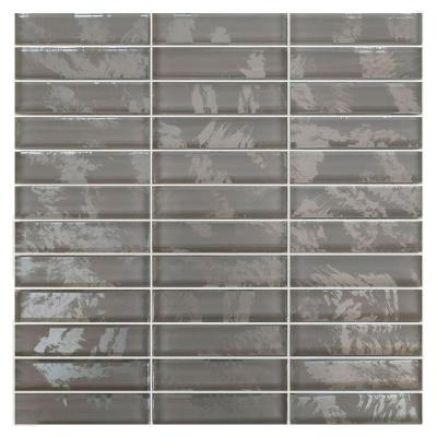 Pastilha De Vidro Evolution Silver 9,5x2,3 Placa 30x30cm - 1313121002