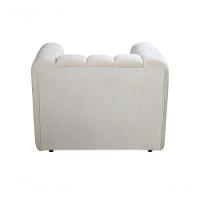 Poltrona Mona Decorativa Confortável Moderna Sala De Estar - Bouclê Bege 500 - 5