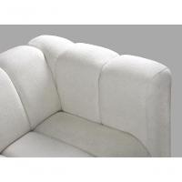 Poltrona Mona Decorativa Confortável Moderna Sala De Estar - Bouclê Bege 500 - 7