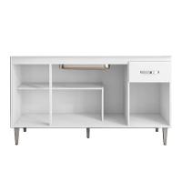 Balcão Cozinha Gabriela 3 Porta 150cm S-t Ajl Branco - 2