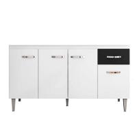 Balcão Cozinha Gabriela 3 Porta 150cm S-t Ajl Branco Flex - 1