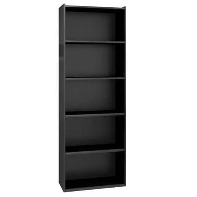 Livreiro 4 Prateleiras Luiza 1653 Ajl Móveis Preto