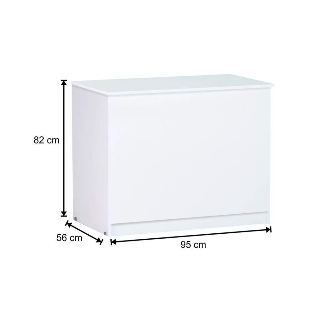 Bau Organizador Multiuso Para Quarto Amanda Ajl Móveis - 3