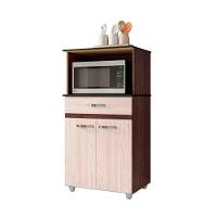 Balcão Gabinite De Microondas 2 Portas Ajl Móveis Castanho Avelã - 1