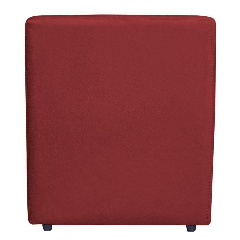 Escadinha Pet 3 Degraus Cachorro E Gato Veludo Vermelho - 5