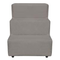 Escadinha Pet 3 Degraus Cachorro E Gato Veludo Cappuccino - 5