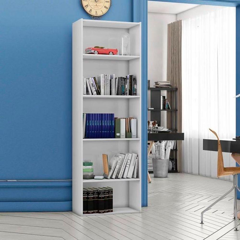 Livreiro 4 Prateleiras Luiza 1653 Ajl Móveis - 3