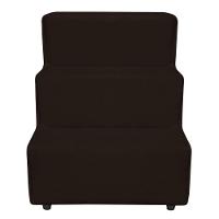 Escadinha Pet 3 Degraus Cachorro E Gato Veludo Marrom