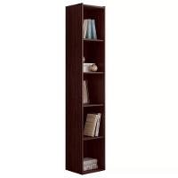 Livreiro 4 Prateleiras Janaina 1621 Ajl Móveis Castanho - 1