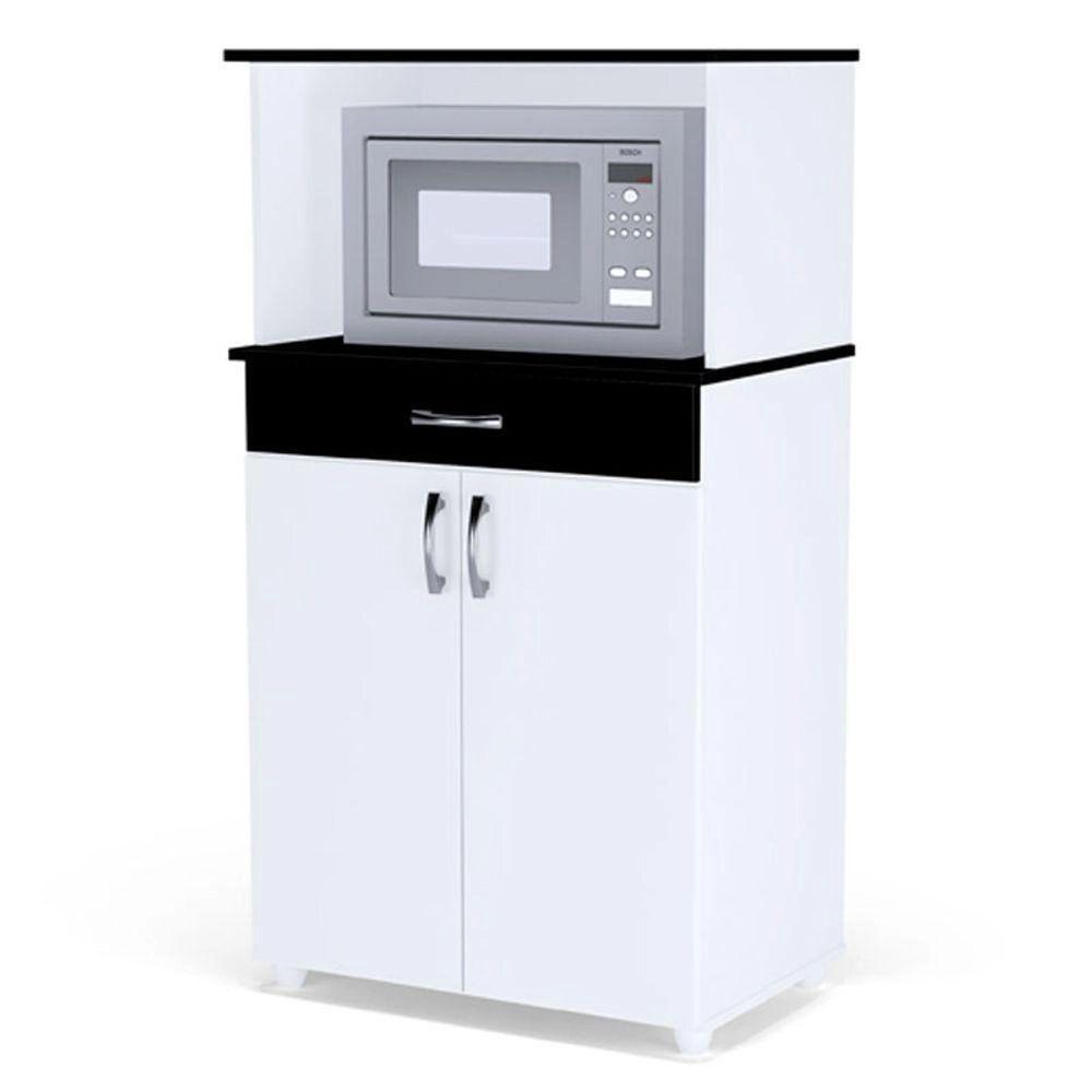 Balcão Gabinite De Microondas 2 Portas Ajl Móveis - 1