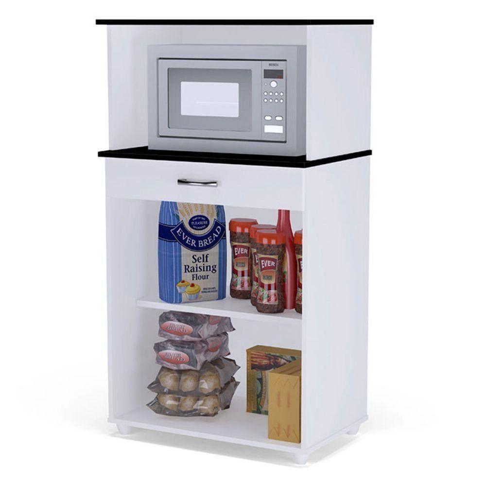 Balcão Gabinite De Microondas 2 Portas Ajl Móveis - 5