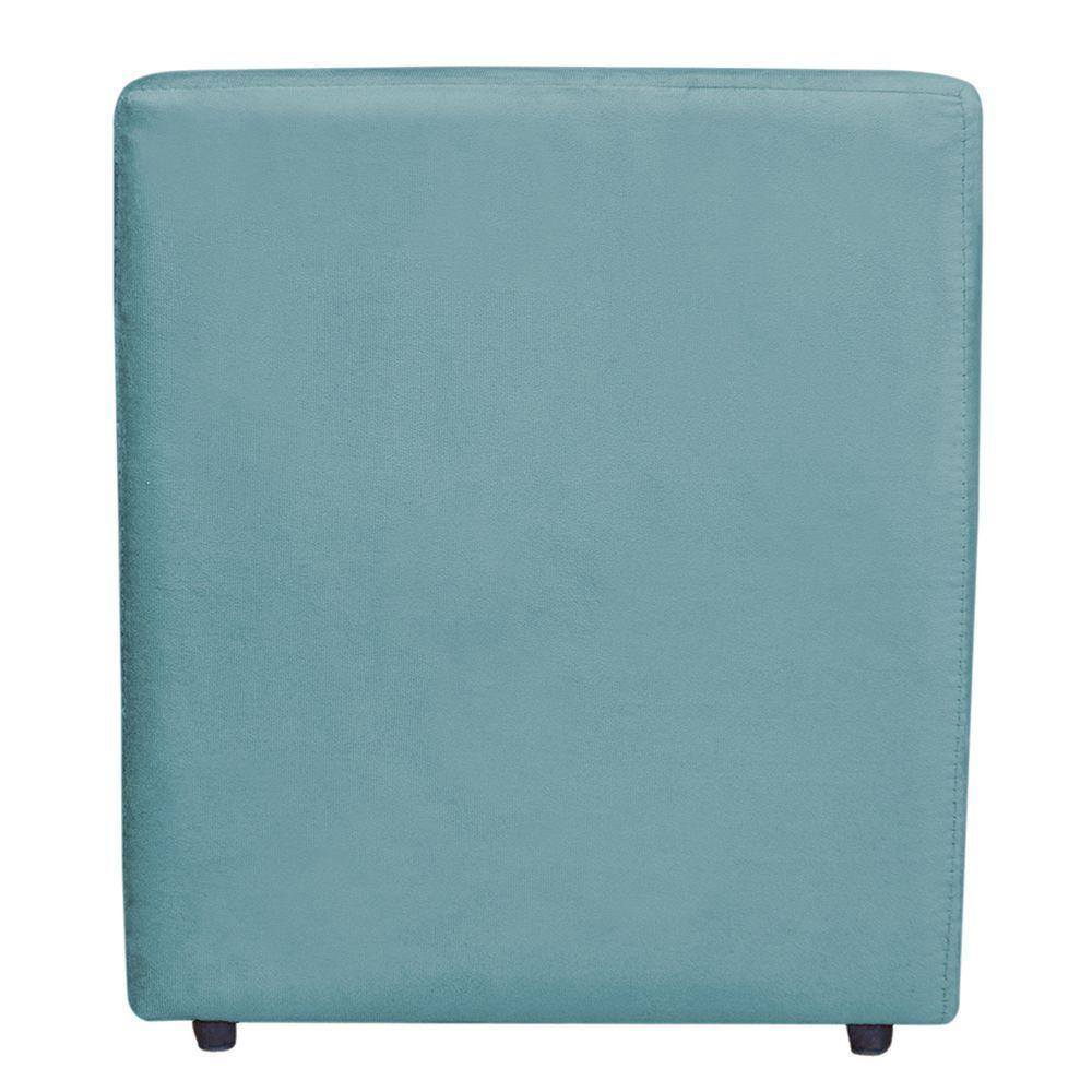 Escadinha Pet 3 Degraus Cachorro E Gato Veludo Azul Turquesa - 5