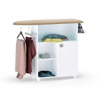 Tabua De Passar Roupa Mariana Gabinete Multiuso Ajl Móveis Branco - 1