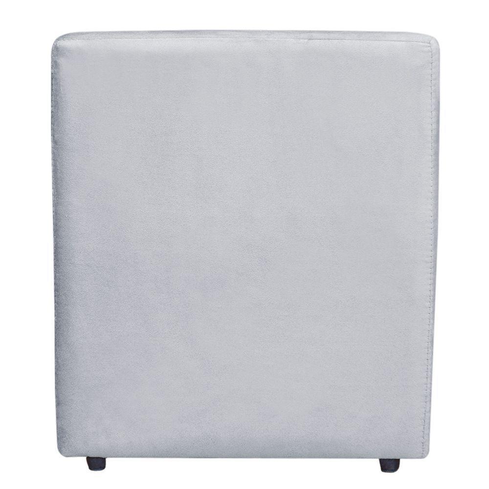 Escadinha Pet 3 Degraus Cachorro E Gato Veludo Cinza - 5