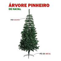 Árvore De Natal Pinheiro Luxo 1,80 Altura 750 Galhos - 5