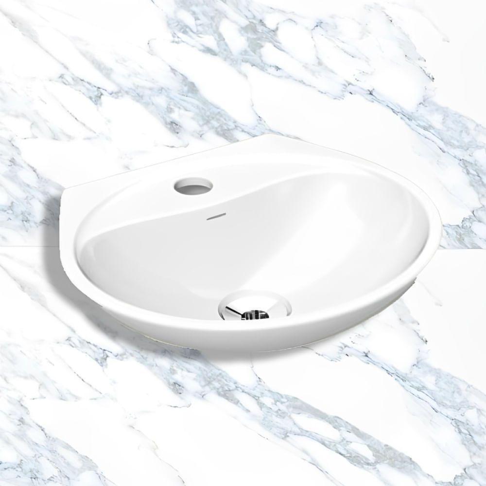 Lavatório Suspenso Way Branca Ls-30 - 7714030 - Lorenzetti - 2