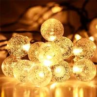 Pisca Cordão Varal Solar Natal 10 Lâmpadas Leds Amarelo 5m - 5