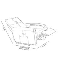 Poltrona Do Papai Reclinável Elétrica Com Massagem E Aquecimento Velutti L07 Couríssimo Preto - Lyam