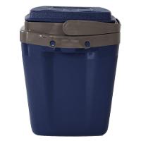 Caixa Térmica Cooler 34l Porta Copos Azul - 4