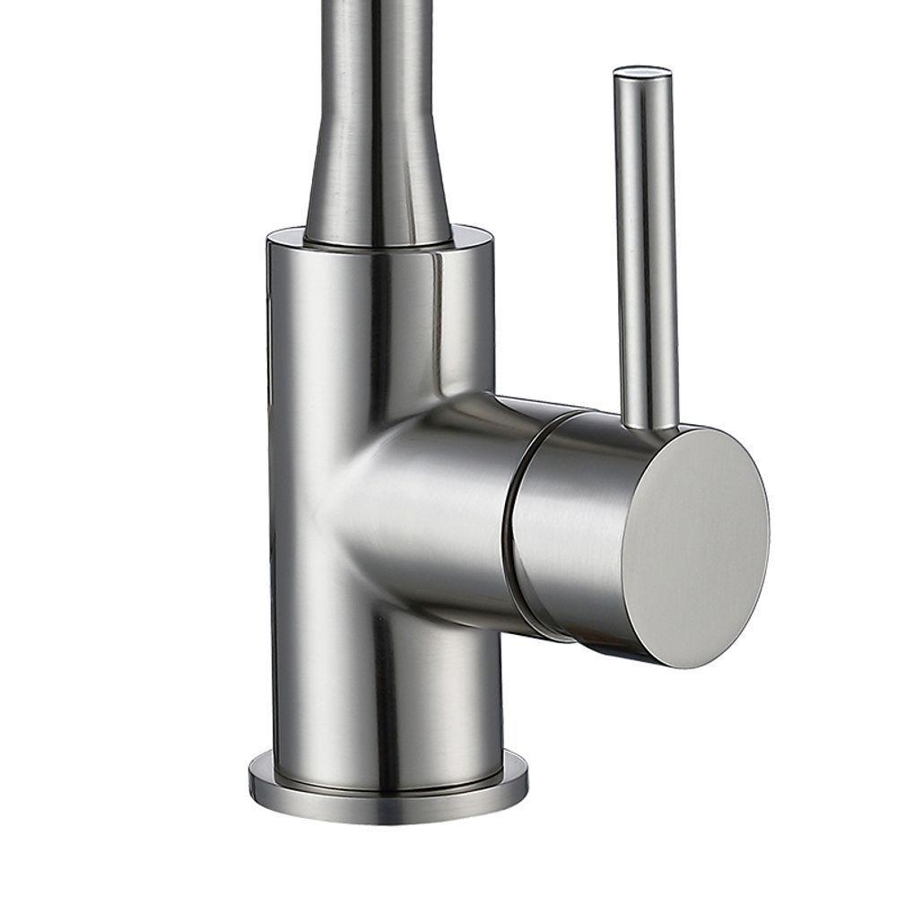 Torneira Misturador Monocomando Lorenzetti Loren Loft 2257 N82 De Bancada Níquel Escovado - 3