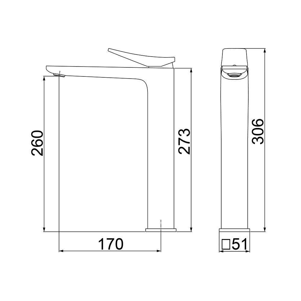 Torneira Misturador Monocomando Lorenzetti Loren Neo 2877 G92 De Bancada Brushed Gold - 3