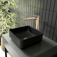 Torneira Misturador Monocomando Lorenzetti Loren Neo 2877 G92 De Bancada Brushed Gold - 2