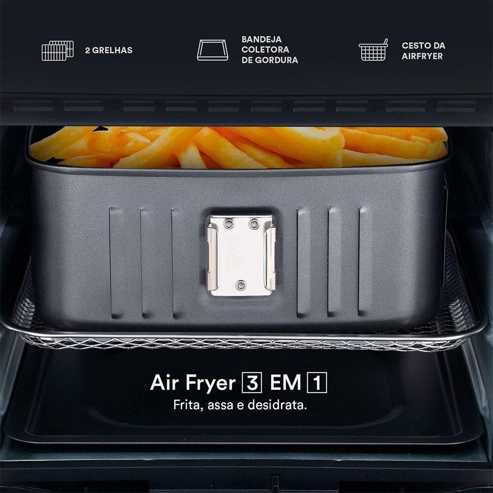 Fritadeira Airfryer Oven 12l Digital Premium Titanium Eaf12t 127v - Eos 127v - 3