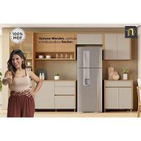 Gabinete De Cozinha Modulado C- Tampo Condessa C- 1 Porta E 3 Gavetas 120cm Carvalho-greice - Nesher - 2