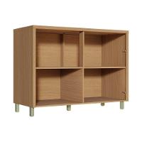 Gabinete De Cozinha Modulado Balcão C- Tampo Condessa C- 2 Portas 120cm Carvalho-cinza - Nesher