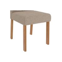 Conjunto: Mesa De Cozinha Maitê Tampo Madeirado 130x80cm E 4 Cadeiras Clarice Cinamomo - Carvalho-linho Bege - Cimol - 2