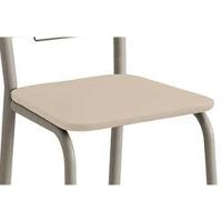 Conjunto: Mesa Sala Jantar Elba C- Tampo De Vidro 120cm E 4 Cadeiras Florença Niquel - Courano Preto - Kappesberg - 8