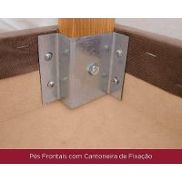 Conjunto: Mesa De Cozinha Orus Tampo Madeirado C- Vidro 120x80cm E 6 Cadeiras Isa Nature-suede Light Bege - Henn - 9