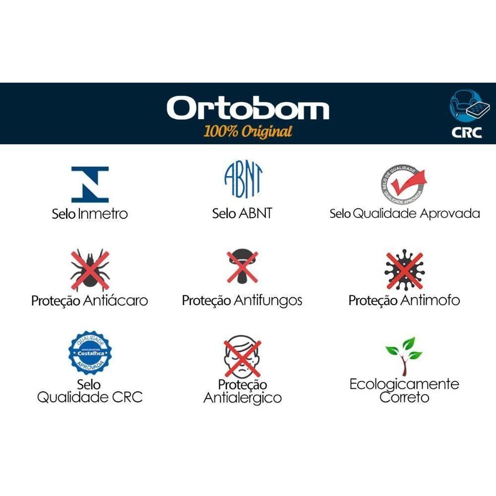 Colchão Viúva Molas Ensacadas Superpocket Airtech Spring Ortopillow (128x188x35) - Ortobom - 6
