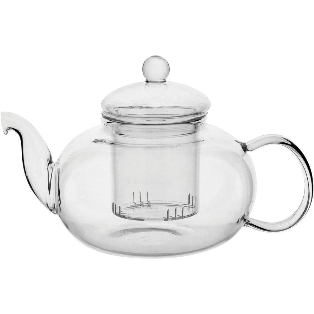 Clear Chaleira 12X13X21Cm 600Ml Borosilicato Transp Com Infusor - 1