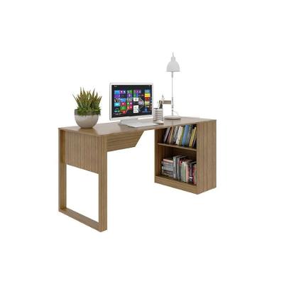 Mesa De Computador Me4182 C- Prateleira Amêndoa - Tecno Mobili