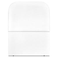 Cabeceira Solteiro 100 Cm Com Frame Alana Corino Branco Artte Branco - 5