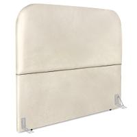 Cabeceira Casal 140 Cm Com Frame Alana Corino Bege Artte Bege - 1