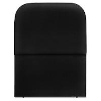 Cabeceira Solteiro 100 Cm Com Frame Alana Corino Preto Artte Preto - 5