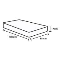 Cama Box Baú Solteiro: Colchão Anatômico Herval Ag65 Frontier + Base Crc Linhão White (88x188) - 8