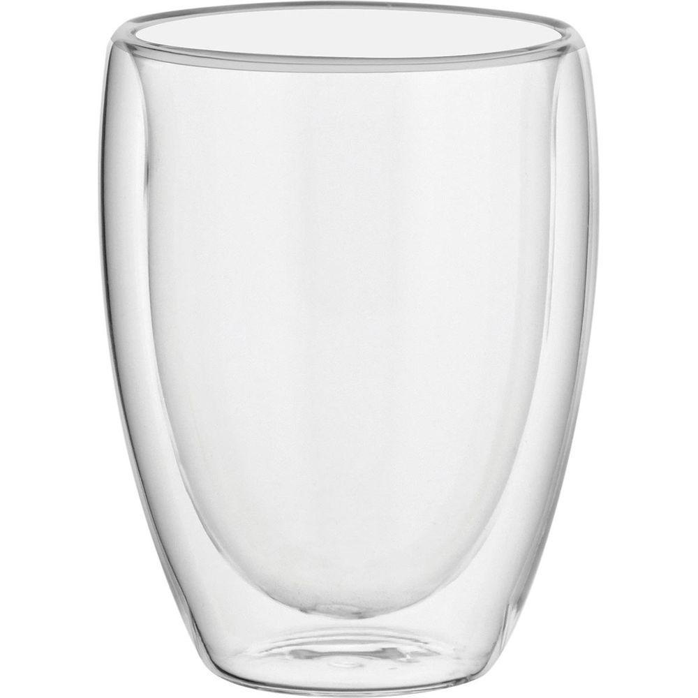 Clear Caneca 11X9X9Cm 270Ml Borosilicato Transp Parede Dupla - 1