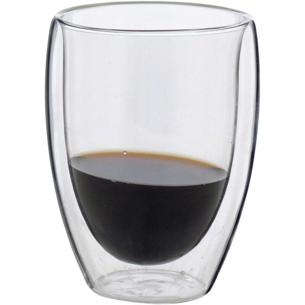 Clear Caneca 11X9X9Cm 270Ml Borosilicato Transp Parede Dupla - 2