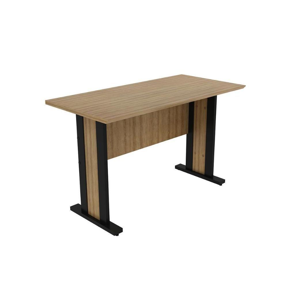 Mesa De Computador Me-4194 Amêndoa-preto - Tecno Mobili - 3