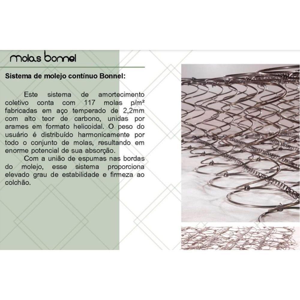 Colchão Solteiro Molas Bonnel Assis + Base Crc Suede Brown (88x188) - Herval - 5