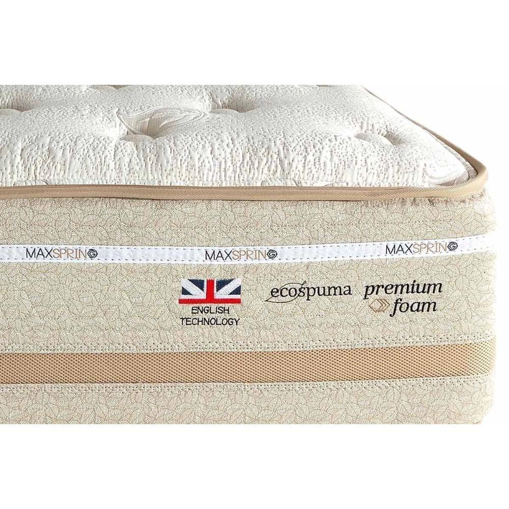 Conjunto Box Baú Solteiro: Colchão Molas Herval Maxspring C1626 + Base Crc Suede Clean (88x188) - 6