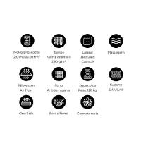 Colchão King Molas Masterpocket Ensacadas Massageant Euro Pillow (193x203x32) - Plumatex - 3