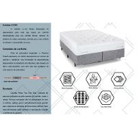Cama Box Baú Casal: Colchão Molas Ensacadas Herval C1782 + Base Crc Linhão White (138x188) - 5