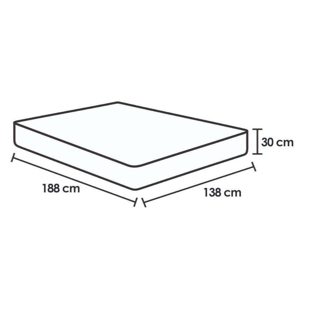 Colchão Casal Molas Ensacadas Masterpocket Personalle Blue Euro Pillow (138x188x30) - Plumatex - 2